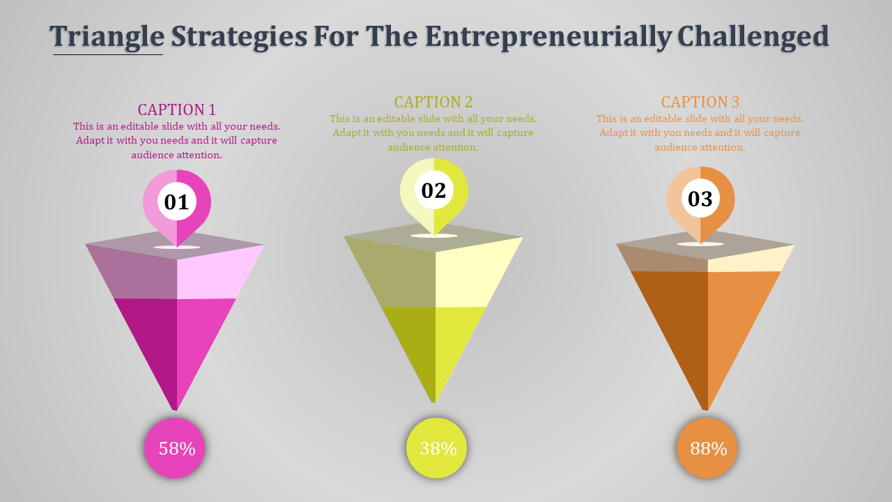 triangle powerpoint template-Triangle Strategies For The Entrepreneurially Challenged